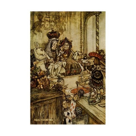 Arthur Rackham 'Who Stole The Tarts Childrens Art' Canvas Art,16x24 -  TRADEMARK FINE ART, WAG16179-C1624GG